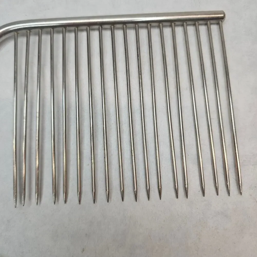 Vintage Tortoise Bakelite Handle Angel Food Cake Cutter Slicer Breaker Comb